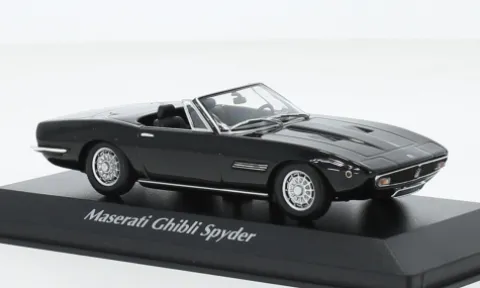 Maserati Ghibli Spyder, schwarz, 1969, 1:43, Maxichamps