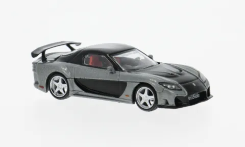 Mazda RX7 (FD3S), grau/schwarz, 2011, 1:64, Mini GT