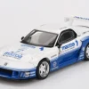 Mazda RX7 (FD3S) LB-Super Silhouette, weiss/blau, 1:64, Mini GT