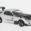 Mazda RX7 (FD3S), silber/schwarz, 2024, 1:64, Mini GT