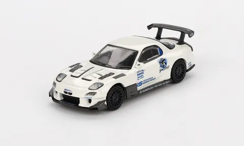 Mazda RX-7 (FD3S), weiss, Itosyoukai Rei-gouki with RE Amemiya, 1:64, Mini GT
