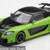Mazda RX-7 (FD) Veilside Fortune7, grün/schwarz, 2012, 1:64, Mini GT