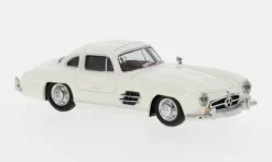 Mercedes 300 SL Flügeltürer, weiss, 1:87, Herpa