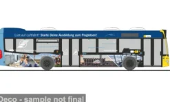 Mercedes Citaro, 2015, Hartmann Berlin - Deutsche Flugsicherung, 1:87, Rietze
