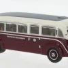 Mercedes LO 3500, dunkelrot/weiss, 1936, Deutsche Reichsbahn, 1:87, Brekina
