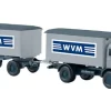Mercedes LP 321 Kofferlastzug, WVM, 1:87, Wiking / PMS