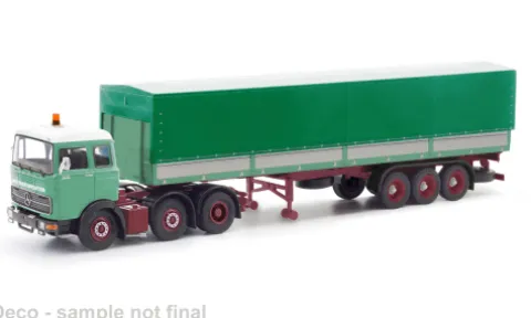 Mercedes LPS 2032, Posteher, 1:87, Herpa / Modellbau Schwarz