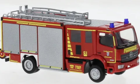 Mercedes Schlingmann Varus HLF, Feuerwehr Dänischenhagen, 1:87, Rietze