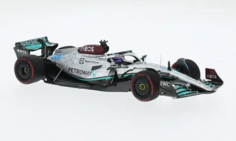 Mercedes AMG W13 E Performance, Formel 1, GP Ungarn, 2022, Mercedes AMG Petronas Formula One Team, Petronas, #63, G.Russell, 1:43, Minichamps