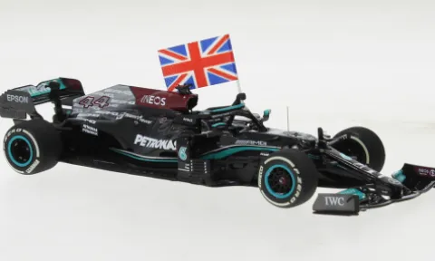 Mercedes AMG W12 E Performance, Formel 1, GP Großbritannien, 2021, Mercedes AMG Petronas Formula One Team, Petronas, #44, L.Hamilton, 1:43, Minichamps
