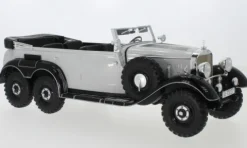 Mercedes G4 (W31), hellgrau/schwarz, 1938, 1:18, MCG