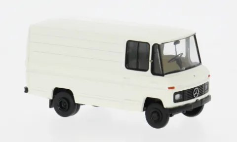 Mercedes L 406 D Kasten, weiss, 1967, 1:87, Brekina
