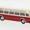 Mercedes O 6600 H Reisebus, hellbeige/rot, 1951, 1:87, Brekina
