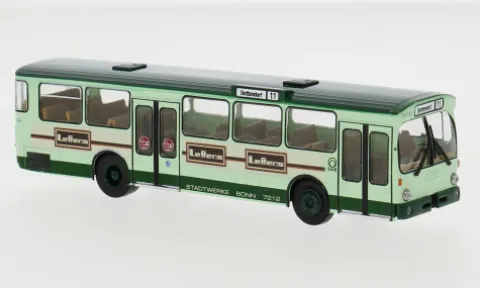 Mercedes O 305 Stadtbus, 1972, Stadtwerke Bonn - Leffers, 1:87, Brekina