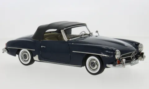 Mercedes 190 SL, dunkelblau, 1957, 1:18, Norev