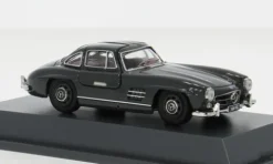 Mercedes 300 SL (W198), dunkelgrau, 1:43, Schuco
