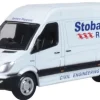 Mercedes Sprinter Van, Stobart Rail, 1:76, Oxford