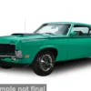 Mercury Cougar Eliminator 428 CJ, grün/schwarz, 1970, 1:43, IXO America
