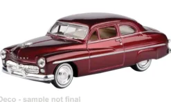 Mercury Coupe, dunkelrot/weiss, 1949, 1:43, Motormax