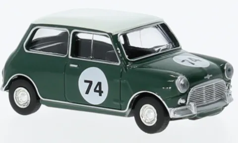Mini Cooper S, grün/weiss, 1964, 1:64, Norev