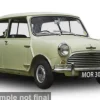 Morris mini cooper S, hellgelb, 1964, 1:12, Sun Star
