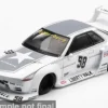 Nissan GTR (R32) LB-Kaido Works TAS, weiss/hellgrau, 2025, 1:64, Mini GT