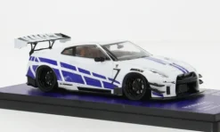 Nissan GT-R (R35) LB Work Type 2, weiss/blau, 1:43, Tarmac Works