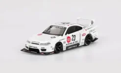 Nissan Silvia S15 LB-Super Silhouette Athlete, weiss, 2024, 1:64, Mini GT