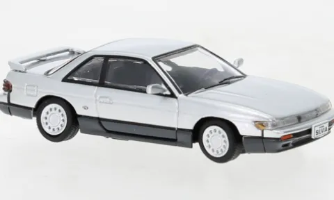 Nissan Silvia (S13), silber, 1:64, BM Creations