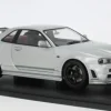 Nissan Skyline R34 GT-R, silber/Dekor, 1:18, Solido