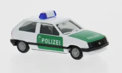 Opel Corsa, grün/weiss, Bundespolizei, 1:87, Herpa