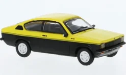 Opel Kadett C Coupe, gelb/schwarz, 1973, 1:87, Minichamps