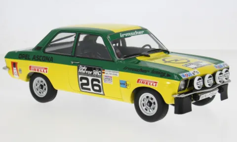 Opel Ascona A, RAC Rally, 1973, #26, W.Röhrl/J.Berger, 1:18, MCG