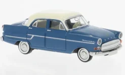 Opel Kapitän, blau, 1956, 1:87, Brekina