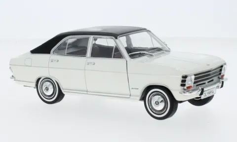 Opel Olympia A, weiss/schwarz, 1967, 1:24, WhiteBox