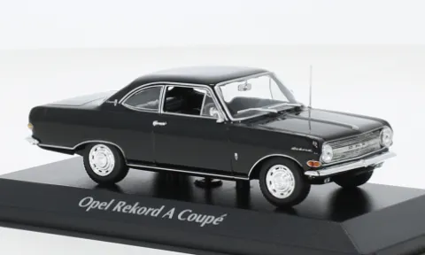 Opel Rekord A Coupe, schwarz, 1962, 1:43, Maxichamps