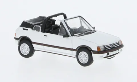 Peugeot 205 Cabriolet, weiss, 1986, 1:87, PCX87