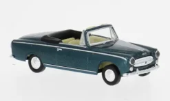 Peugeot 403 Cabriolet, grün, 1956, 1:87, Brekina