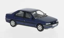 Peugeot 405, dunkelblau, 1987, 1:87, PCX87