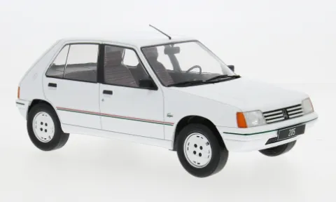 Peugeot 205, weiss, 1984, 1:18, MCG