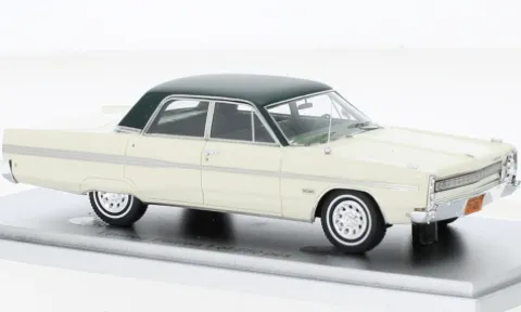 Plymouth Fury 4-Door Sedan, beige/dunkelgrün, 1968, 1:43, Kess