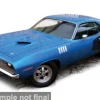 Plymouth Hemi Cuda, blau, 1971, 1:43, IXO America