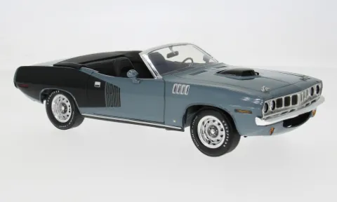 Plymouth HEMI Cuda Convertible, grau/schwarz, 1971, 1:18, ACME