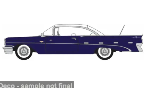 Pontiac Bonneville Coupe, dunkelblau, 1959, 1:87, Oxford