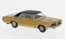Pontiac GTO Coupe, gold/schwarz, 1965, 1:87, Brekina