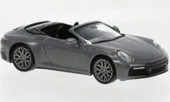 Porsche 911 (992) Carrera 4S Cabriolet, grau, 2019, 1:87, Minichamps