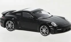 Porsche 911 (992) Turbo S, schwarz, 2020, 1:87, Minichamps