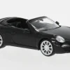 Porsche 911 Cabriolet, schwarz, 2012, 1:87, Minichamps