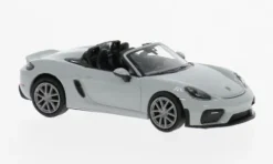 Porsche 718 Spyder (981), grau, 2019, 1:87, Minichamps