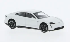 Porsche Taycan Turbo S, weiss, 2019, 1:87, Minichamps